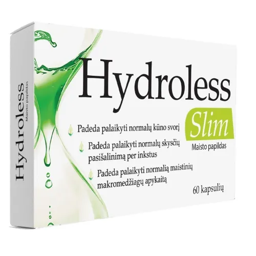 HYDROLESS SLIM kapsulės, N60