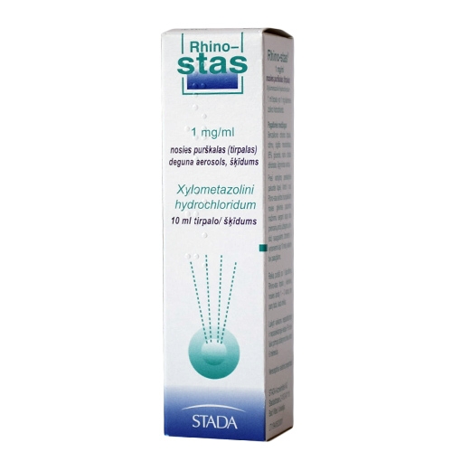 Product image of Rhino-Stas 1mg/ml purškalas 10ml