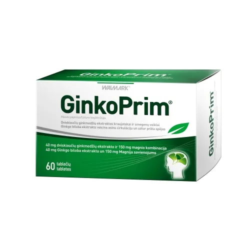 Ginkoprim 40mg tabletės N60 -  