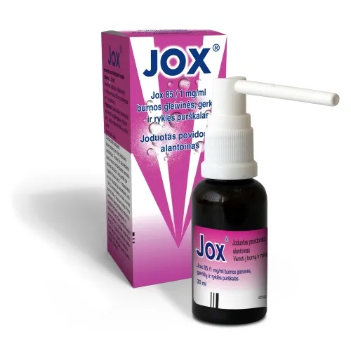 Jox burnos gleivinės, gerklų ir ryklės purškalas 30ml