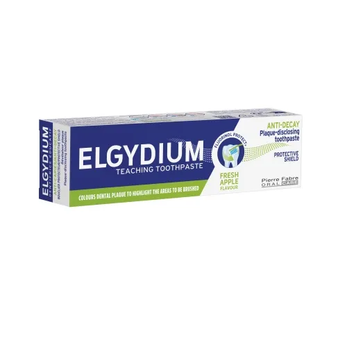 ELGYDIUM mokomoji dantų pasta ėduonies kontrolei, nuo 7 m., 50ml