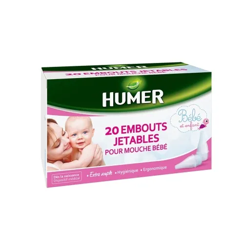 Product image of HUMER nosies gleivių aspiratoriaus antgaliai, 20vnt