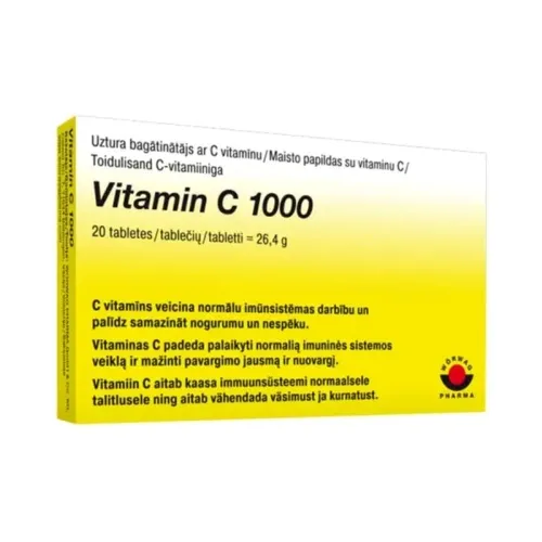 Product image of VITAMINC 1000 tabletės, N20