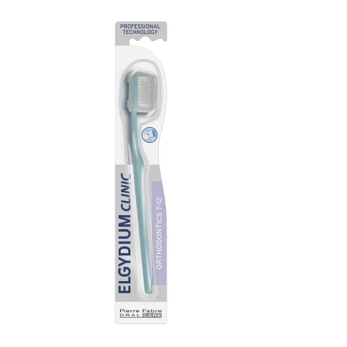Product image of ELGYDIUM CLINIC dantų šepetėlis ORTHO-X, 1vnt.