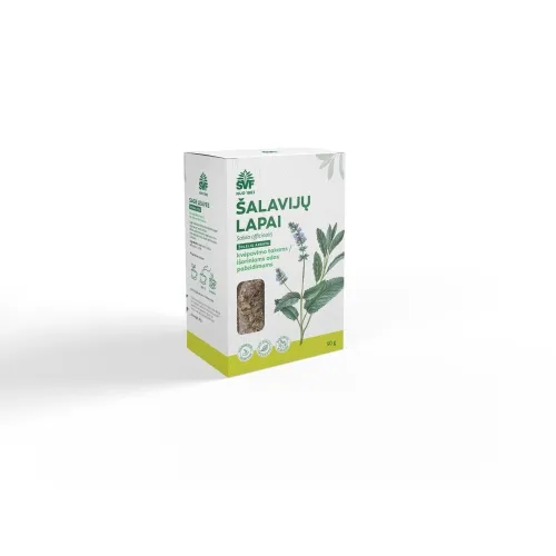 ŠVF žolelių arbata ŠALALVIJŲ LAPAI, 50g