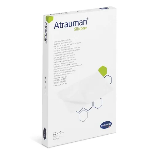 Product image of ATRAUMAN Silicone tinklelinis tvarstis, 7,5 x 10cm, 5 vnt.