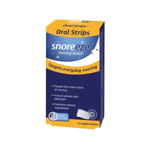Snoreeze tirpios gomurio juostelės nuo knarkimo N14