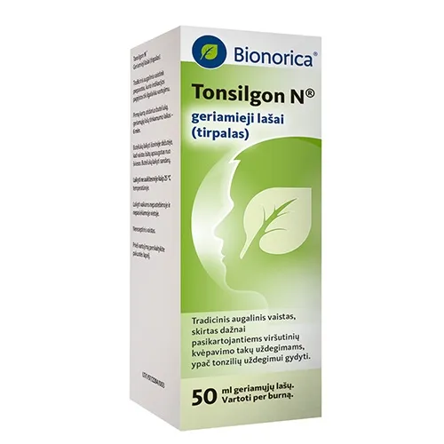 Tonsilgon N geriamieji lašai, tirpalas 50ml