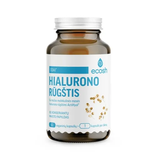 ECOSH Hialurono rūgštis su ActiHyal®, 250 mg, 60  kapsulių