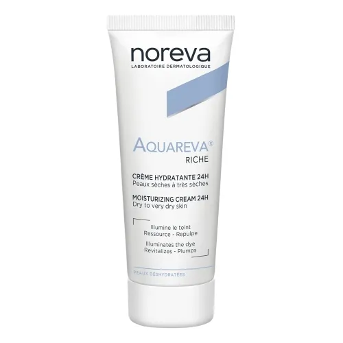 NOREVA riebesnės konsistencijos 24val.drėkinantis kremas AQUAREVA 40ml -  