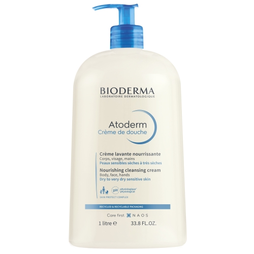 BIODERMA kreminis prausiklis sausai odai ATODERM CREME DE DOUCHE, 1 l