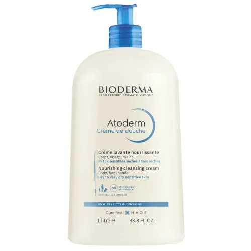 BIODERMA kreminis prausiklis sausai odai ATODERM CREME DE DOUCHE, 1 l