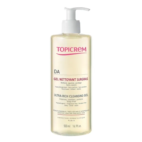 Product image of TOPICREM maitinamoji prausiamoji želė atopinei odai DA, 500ml