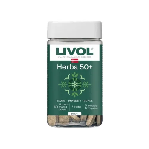LIVOL maisto papildas MULTI HERBA 50+, N60