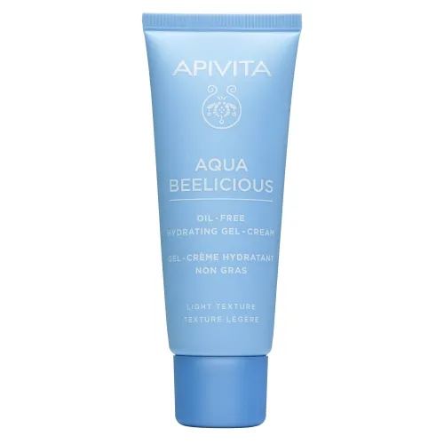 APIVITA veido gelis-kremas riebiai-mišriai odai  AQUA BEELICIOUS, 40ml