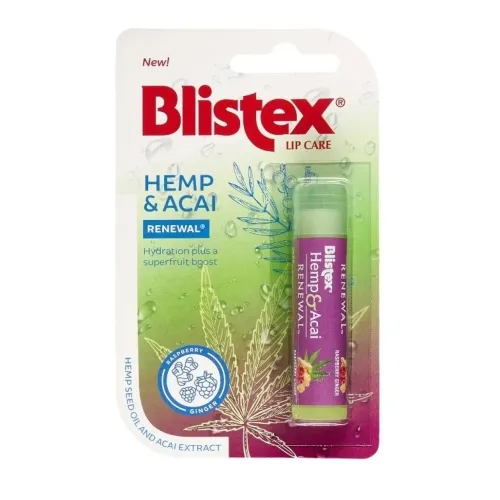 BLISTEX drėkinantis lūpų balzamas HEMP&ACAI, 4.25g -  