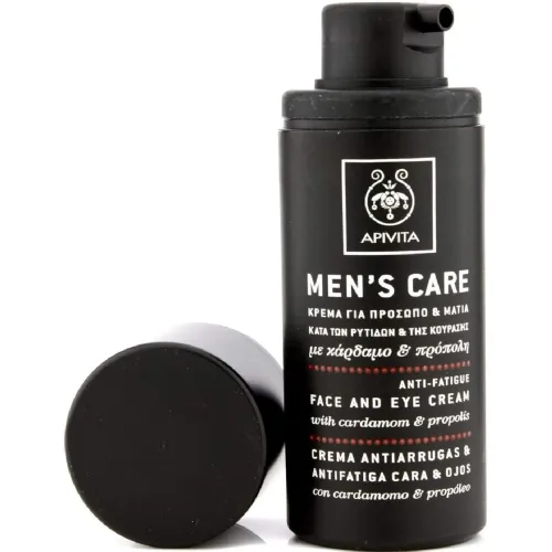 APIVITA veido ir paakių kremas nuo raukšlių MEN'S CARE, 50ml