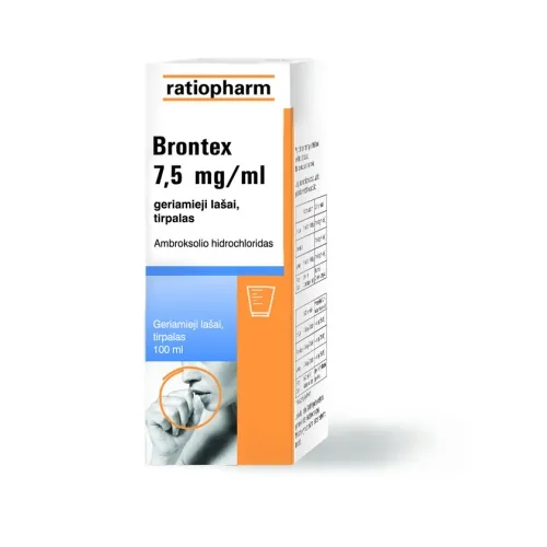 Brontex 7,5mg/ml lašai 100ml N1 -  2