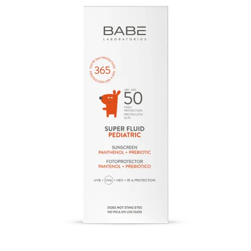 BABÉ apsaug. veido emulsija vaikams SUPER FLUID PEDIATRIC SPF50, 50ml -  2