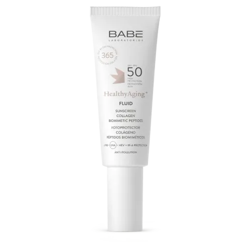 BABÉ apsauginė veido emulsija HEALTHY AGING+ SPF50, 40ml -  3