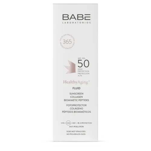 BABÉ apsauginė veido emulsija HEALTHY AGING+ SPF50, 40ml -  2