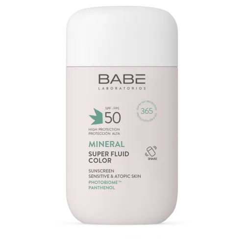 BABÉ mineralinė apsauga su spalva MINERAL SUPER FLUID SPF50, 50ml -  1