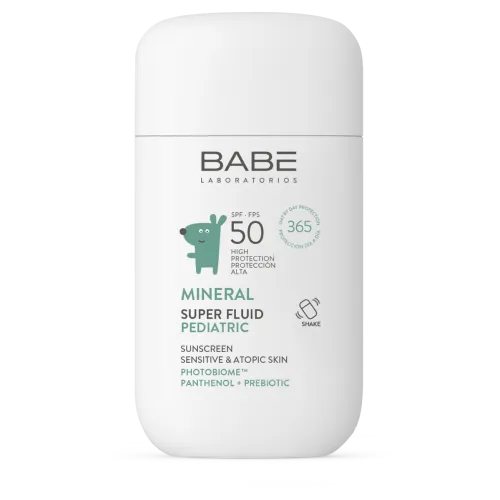 BABÉ mineralinė apsauga vaikams MINERAL SUPER FLUID SPF50, 50ml -  1