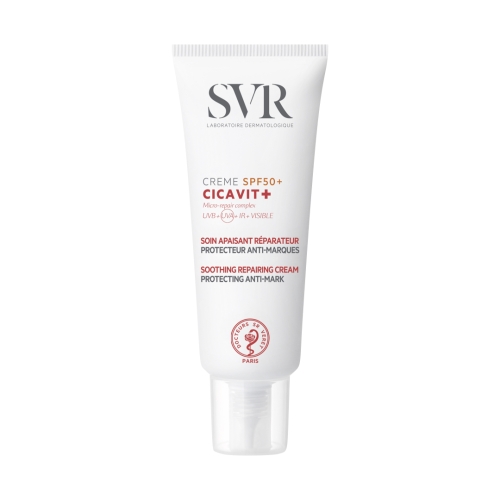 Product image of SVR CICAVIT+ SPF50+ specialus atstatomasis kremas pažeistai odai, 40ml