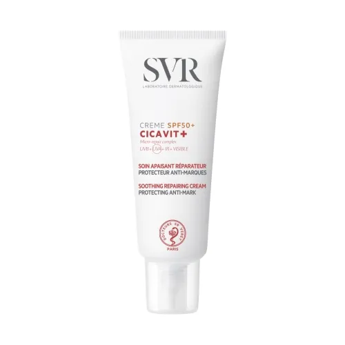 SVR CICAVIT+ SPF50+ specialus atstatomasis kremas pažeistai odai, 40ml