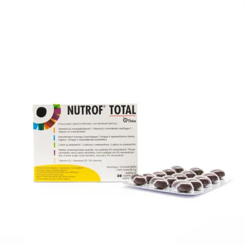 Product image of Nutrof Total minkštos kapsulės N30