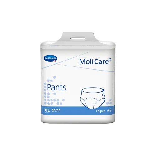 Product image of MOLICARE PANTS sauskelnės-kelnaitės, 6 lašai, XL, 15 vnt.