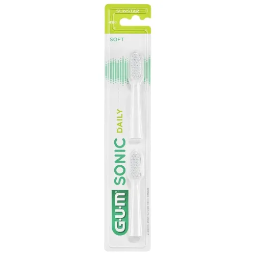 G.U.M. Activital Sonic Daily keič.dantų šepet.galv. N2 balta -  