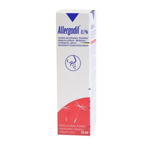 Product image of Allergodil 1mg/ml nosies purškalas, tirpalas 10ml