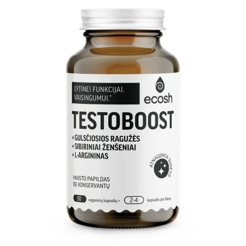 ECOSH Testoboost, 90 kapsulių