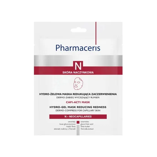 PHARMACERIS N paraudimą mažinanti lakštinė kaukė CAPI-ACTI MASK, N1 -  