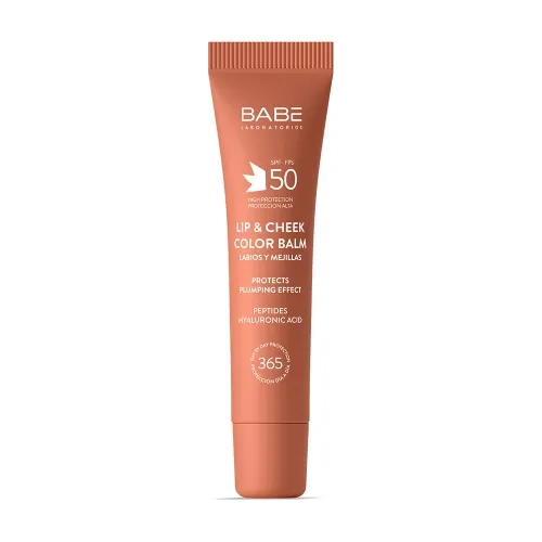 BABÉ apsauginis lūpų ir skruostų balzamas SPF50, NUDE, 20ml