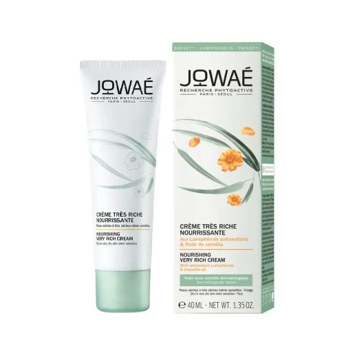 JOWAE maitinamasis kremas sausai odai su kamelijų aliejumi, 40ml -  