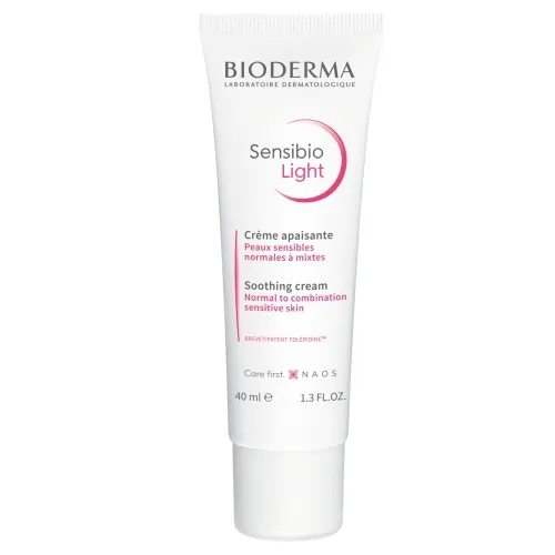 BIODERMA normalios ir mišrios odos kremas SENSIBIO LIGHT, 40ml -  