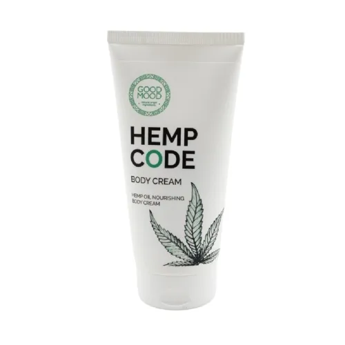 GOOD MOOD kanapių aliejaus maitinamasis kūno kremas HEMP CODE, 150ml -  