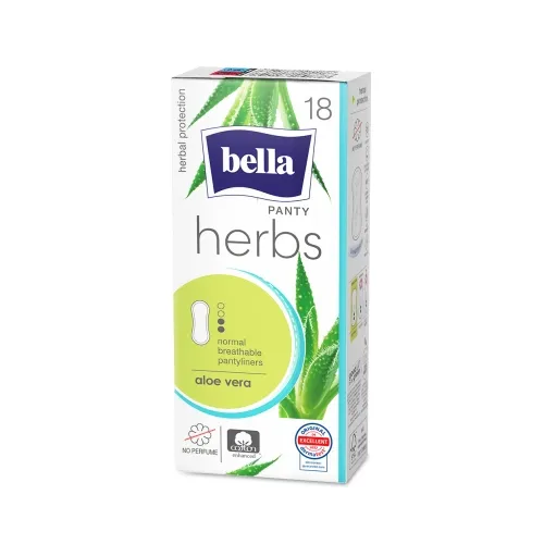 BELLA Herbs Aloe Vera įklotai su alaviju 18 vnt. -  