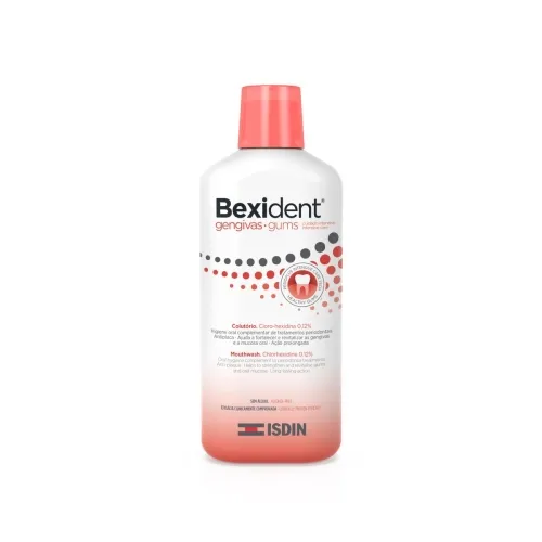 BEXIDENT burnos skalavimo skystis su 0,12% chlorheksidino, 500ml
