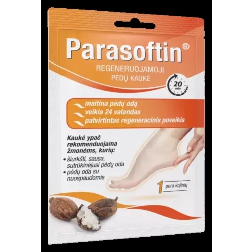 PARASOFTIN regeneruojamoji pėdų kaukė -  