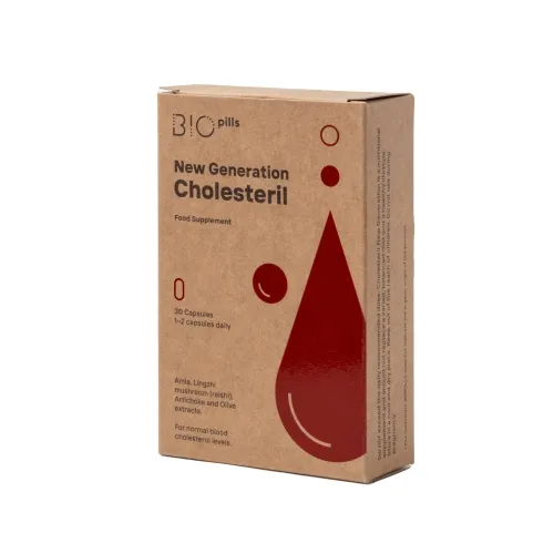 BIOPILLS CHOLESTERIL NEW GENERATION, 30 kapsulių -  