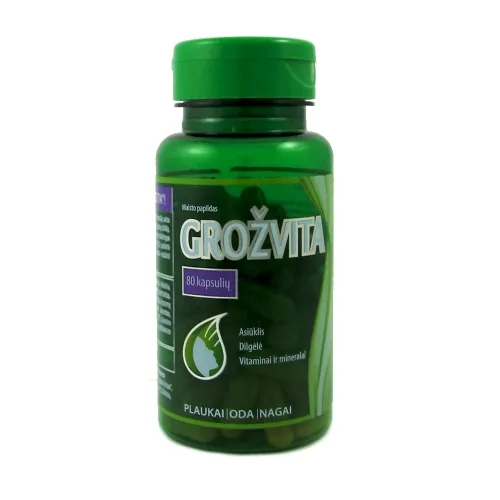 Grožvita kapsulės N80