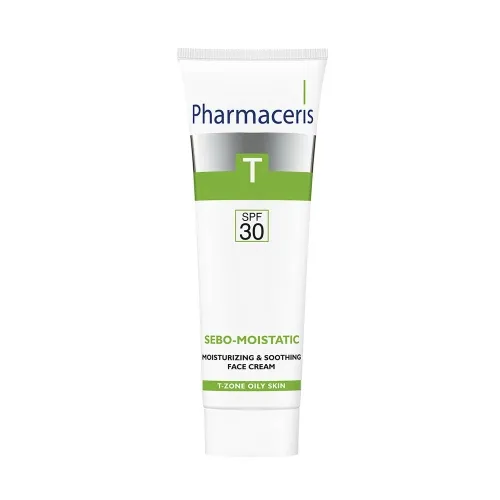 PHARMACERIS T raminamasis kremas SEBO-MOISTATIC SPF30, 50ml