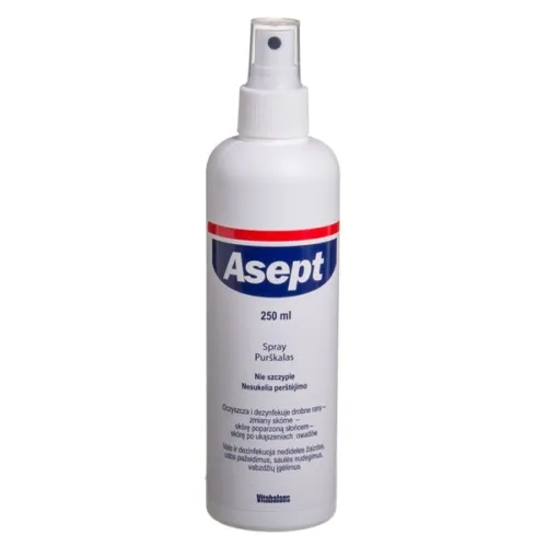 ASEPT išorinis odos purškalas, 250ml