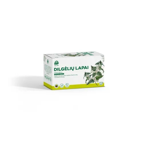 ŠVF žolelių arbata DILGĖLIŲ LAPAI, 1.5g x N24