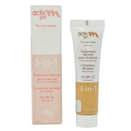 Activ M Gel silikoninis gelis randų priežiūra + UV apsauga 10g -  