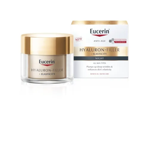 EUCERIN nakt. kremas brandžiai odai HYALURON-FILLER+ELASTICITY, 50 ml