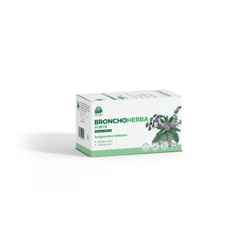 ŠVF žolelių arbata BRONCHOHERBA FORTE, 1.5g x N20